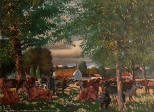 Milking Time — Maurice Macgonigal