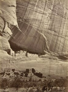 Ancient Ruins In The Cañon De Chelle, N. M. In A Niche 50 Feet Above Present Cañon Bed — Timothy Daniel Sullivan