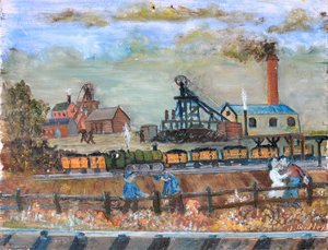 Work And Leisure, Gregory's Mount Pleasant Colliery, Buckley, C.1880 — James Bentley