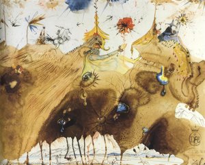 The Mountains Of Cape Creus On The March — Salvador Dalí