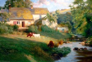 Landscape by Ovingham, Northumberland