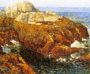 Kelp-covered Rocks, Isle Of Shoals — Frederick Childe Hassam, Impressionism