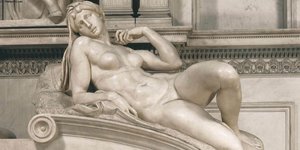 Dawn (detail) — Michelangelo Buonarroti