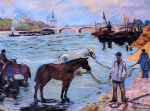 Le Quai De Bercy — Ferdinand Guillaumin