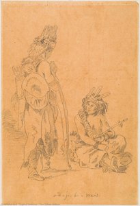 Two Ojibwa Indians — Eugène Delacroix