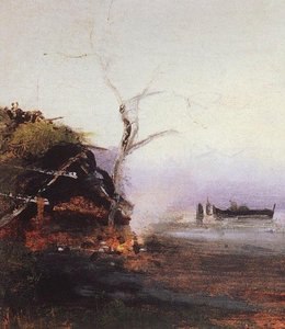 Bonfire Of The River — Aleksey Savrasov