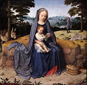 The Rest On The Flight Into Egypt — Gerard David