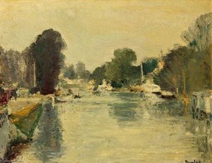 River Thames Looking Towards Hampton — Ronald Ossory Dunlop