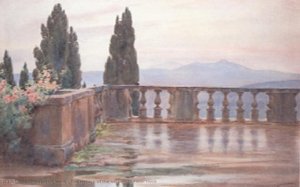 The Terrace Of The Villa D'este, Tivoli — Enrico Nardi