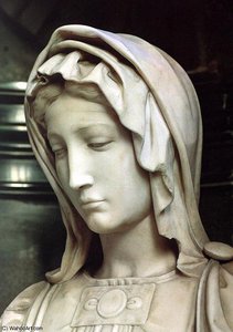 Until Madonna And Child (detail) — Michelangelo Buonarroti