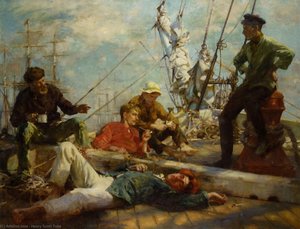 The midday rest sailors yarning
