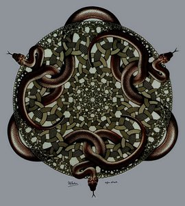 Snakes — Maurits Cornelis Escher