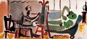 The Painter And His Model 17 — Pablo Picasso