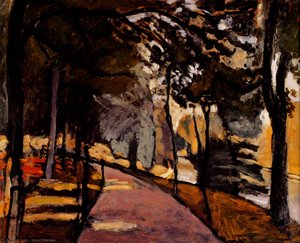 Sentier, Bois De Boulogne Huile Sur Toile - (65x81) — Henri Matisse, Fauvism