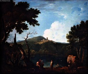 Landscape With Diana And Callisto — Richard Wilson, Baroque