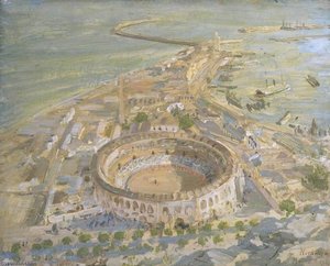 Study For 'plaza De Toros, Malaga' — Sir William Nicholson
