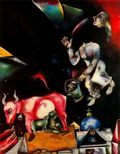 To Russia, With Asses And Others — Marc Chagall, Cubism