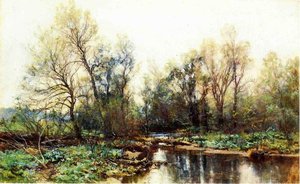 A Clear Stream — Hugh Bolton Jones, Romanticism