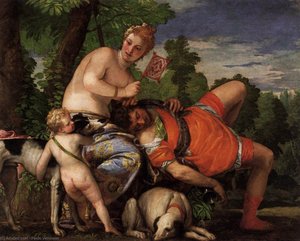 Venus And Adonis — Paolo Veronese