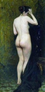 Nude Model (from Behind) — Ilya Yefimovich Repin