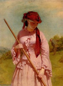 The Farmers Daughter — George Elgar Hicks