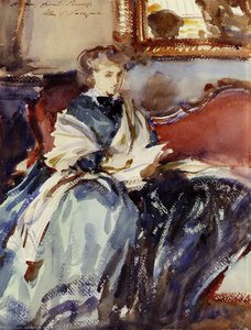 The Green Dress — John Singer Sargent