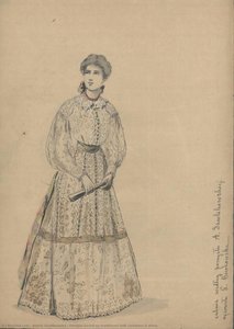 Designs Based On Traditional Folk Costumes.a Dress — Aniela Gawlikowska