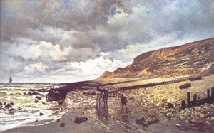 The Headland Of The Heve At Low Tide — Claude Monet, Impressionism