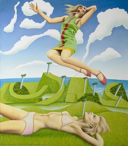 Leapaway Girl — Julian A. Scott, Pop Art