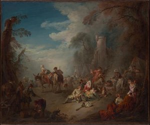 Troops At Rest — Jean-baptiste Pater