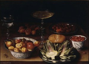 Still life with artichoke