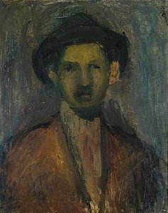 Portrait Of The Painter Waldmulle — Georgios Bouzianis