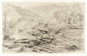 Landscape With Salmon Traps — David Cox, Romanticism