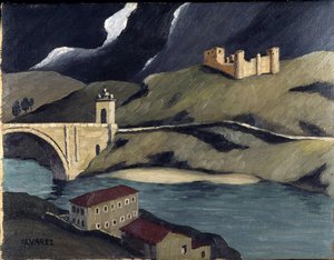 Paisagem Com Castelo — José Antonio Dominguez Alvarez, Contemporary Realism
