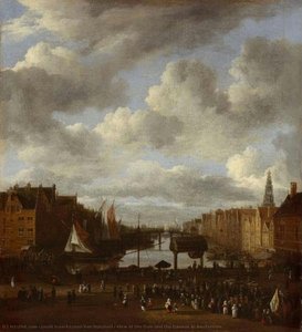 View Of The Dam And The Damrak In Amsterdam — Jacob Isaackszoon Van Ruisdael, Dutch Golden Age