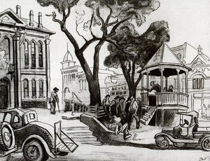 Study For ''the Candidate'' — Thomas Hart Benton