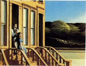 Sunlight On Brownstones — Edward Hopper