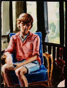 Nick In Orient (nick Mauss) — Elizabeth Peyton, Contemporary Realism