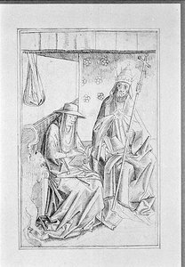 Saint Gregory The Great And St. Jerome — Rogier Van Der Weyden