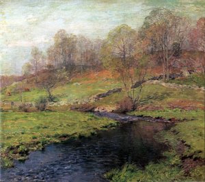 The Trout Brook — Willard Leroy Metcalf, Impressionism