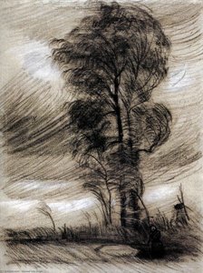 Landscape In Stormy Weather — Vincent Willem Van Gogh, Realism
