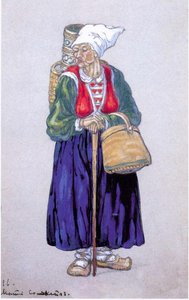 Solveig's Mother — Nicholas Roerich, Symbolist Romanticism
