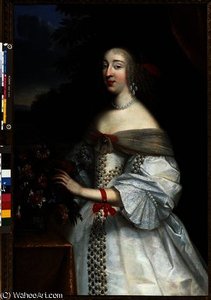 Portrait Of Anne Marie Louise, Duchesse D'orleans — Charles Beaubrun (charles Bobrun)
