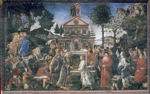 The Purification Of The Leper And The Temptation Of Christ — Sandro Botticelli