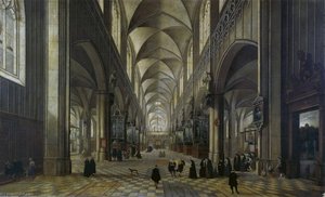 Mass In A Flemish Church — Pieter Neefs The Elder