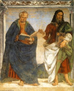 Pair Of Apostles In Dispute — Luca Signorelli