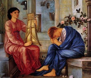 Burne Jones The Lament — Edward Coley Burne-jones