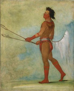 Tul Lock Chísh Ko, Drinks The Juice Of The Stone, In Ball Player's Dress — George Catlin, American Realism