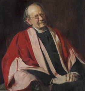 Joseph John Thomson (1856–1940), Om, Master (1918–1940), Physicist — Sir William Nicholson, Contemporary Realism