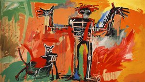 Boy And Dog In A Johnnypump — Jean Michel Basquiat, Neo Expressionism
